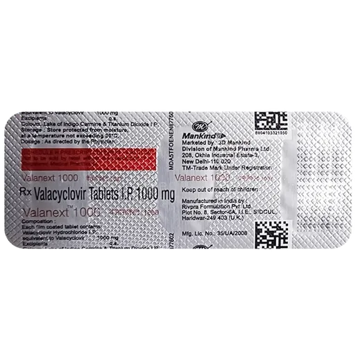 valanext 1000mg tablet 3's